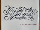 ZAC BROWN BAND YOU GET WHAT YOU GIVE SEALED VINYL (2015, ATLANTIC REISSUE)