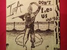 ICON A.D. - DON'T FEED US SHIT EP  (1982) POSTER SLEEVE (ANARCHO PUNK)