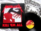 Metallica - 'Kill 'Em All' - vinyl LP  - UK edition  - MFN 7 1983