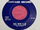 Doo Wop 7” 45 Johnny and the Jokers Why Must It Be Do Re Mi Rock Harvard H804 Vg