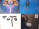 TOTO self titled;Hydra;Turn Back + FAR CORPORATION SPIN OFF ALBUM-4 VINYL LP LOT