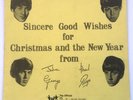 THE BEATLES 1st CHRISTMAS FAN CLUB FLEXI SUPERB CONDITION LIMITED TO 25,000 ONLY