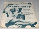 BANNED  1953 CHRISTMAS CLASSIC: EARTHA KITT - SANTA BABY  45 RPM  with Cover