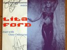 Ozzy Osbourne Lita Ford Close My Eyes Forever  7” 1988 *SIGNED* EX/EX PB49409