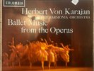COLUMBIA SAX 2421 Herbert von Karajan Ballet Music From The Operas UK Ed1 1961