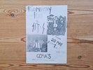 RUDIMENTARY PENI / S-HATERS UK 1981 LIVE GIG ORIG PROMO FLYER ANARCHO PUNK CRASS