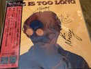 w.o.d. LIFE IS TOO LONG signed record