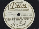 BING CROSBY Blue Of The Night Gold Day / Home On The Range DECCA NONE VG 78 10