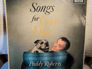 PADDY ROBERTS, SONGS FOR GAY DOGS -VINYL, LP ALBUM, MONO DECCA 1963 UK { VG/VG }