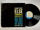 CANNONBALL ADDERLEY – Somethin' Else LP 1963 mono RVG stamps NY labels, 