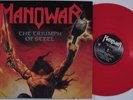 MANOWAR The Triumph Of Steel METAL BLADE 2XLP NM red vinyl reissue w/ insert u