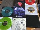 metallica, Black Sabbath, Guns N Roses Vinyl Record Lot. Ride The Lightning Etc