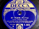 Decca F 3313 LEW STONE / AL BOWLLY / NAT GONELLA: My Woman/Junk Man Blues  E