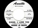 TEEN-BONNIE JO MASON (CHER)-RINGO, I LOVE YOU/BEATLE BLUES-ANNETTE 1000