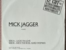 MICK JAGGER ROLLING STONES LUCKY IN LOVE RARE AUSTRALIA 12 INCH PROMO SINGLE