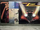 ZZ TOP 4 LP lot, VG, Tejas 76, Fandango 75, El Loco 81, Eliminator 83