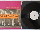 U2 WHITE LABEL 2-SIDED TEST PRESSING - 1984 UK THE UNFORGETTABLE FIRE