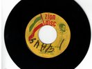 #75 ROOTS REGGAE 45 ZION DISC LABEL SONS OF NEGUS 