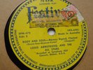 Louis Armstrong 78 Record Grade E- Body & Soul + On The Sunny Side Of The Street