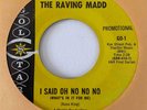 Garage Punk 45 THE RAVING MADD I Said Oh No No No/Boundaries Gold Star HEAR Rare