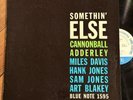 Cannonball Adderley Somethin’ Else Archive NM  W63 DG Blue Note lp Miles Davis