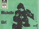 The Beatles Michelle / Girl PICTURE SLEEVE Vinyl Single 7inch Odeon Records