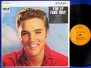 LP ELVIS PRESLEY - FOR LP FANS ONLY / GERMAN ORANGE RCA LSP / no LC NUMBER