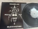 Paradise Lost - Believe In Nothing Vinyl Record Lp Black