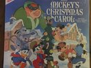 1982 DISNEY Mickey's Christmas Carol Vinyl 33 RPM Album LP with Read Along Book