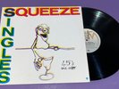 Squeeze Singles 45's And Under Vinyl LP 1982 A&M Records Pop Rock