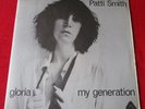 PATTI SMITH GROUP Gloria / My Generation 45rpm French Arista PS VG++/VG+