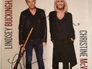 LINDSEY BUCKINGHAM, CHRISTINE MCVIE – SIGNED COVER - BLACK LP 2017 LMJC NM - A16