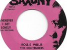 ROLLIE WILLIS & THE CONTENDERS Whenever I Get Lonely on Saxony doo wop 45 HEAR