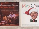 2 Exc. Records Bing Crosby Merry Christmas Nat King Cole The Christmas Song R168