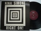 NINA SIMONE Right On  ROKER original vinyl LP ultrasonic