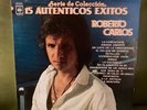 ROBERTO CARLOS 15 Autenticos Exitos LP Vinyl Album 1983 MEXICO CBS Records VG+