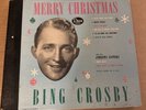 Decca 4x78 RPM set BING CROSBY - MERRY CHRISTMAS A-550 V+ blk spine