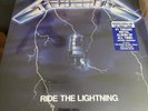 Metallica Ride The Lightning 40th Anniversary Ltd Ed Blue Splatter Colored Vinyl
