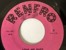Touch Of Class “Love Me Baby” 7” Vinyl On RENFRO RECORDS