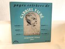 JACQUELINE EYMAR - FAURE PAGES CELEBRES - LE CHANT DU MONDE 8168 - 10
