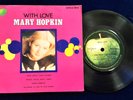 MARY HOPKIN - WITH LOVE EP rare SINGAPORE 1970 E.P. THE BEATLES / APPLE / EX