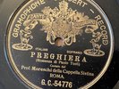 Alessandro Moreschi – 78 rpm Gramophone Concert GC 54776: TOSTI Preghiera; V+