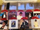 Michael Jackson - Red vinyl 9 X 7