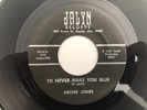 '67 Bluegrass Bopper 45 ARCHIE JONES I'd Never Make You Blue JALYN hear