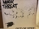 Minor Threat. Out Of Step. First Pressing Black Back W/Lyric Sheet. 1983.