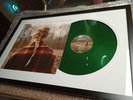 signed Taylor Swift - Evermore Deluxe Edition Translucent Green Vinyl 2LP