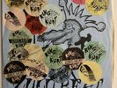 King Kurt Zulu Beat. Rare Hand Drawn Second Edition   Punk/psychobilly 7” Vinyl