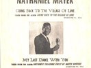 NATHANIEL MAYER--PICTURE SLEEVE + 45-(GOING BACK TO THE VILLAGE OF LOVE)--PS-