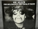 GG Allin - Freaks, Faggots, Drunks, & Junkies - Awareness - New/Sealed - Punk
