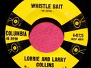 LORRIE & LARRY COLLINS - Whistle Bait / Rock Boppin' Baby  45 rpm Columbia 41225